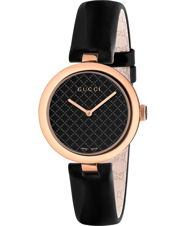 Gucci watch black band sale